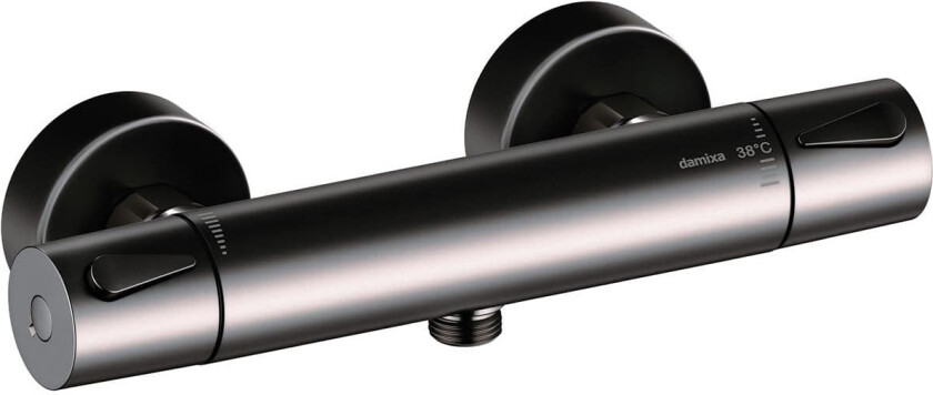 Silhouet Termostatkran - Børstet Grafitt