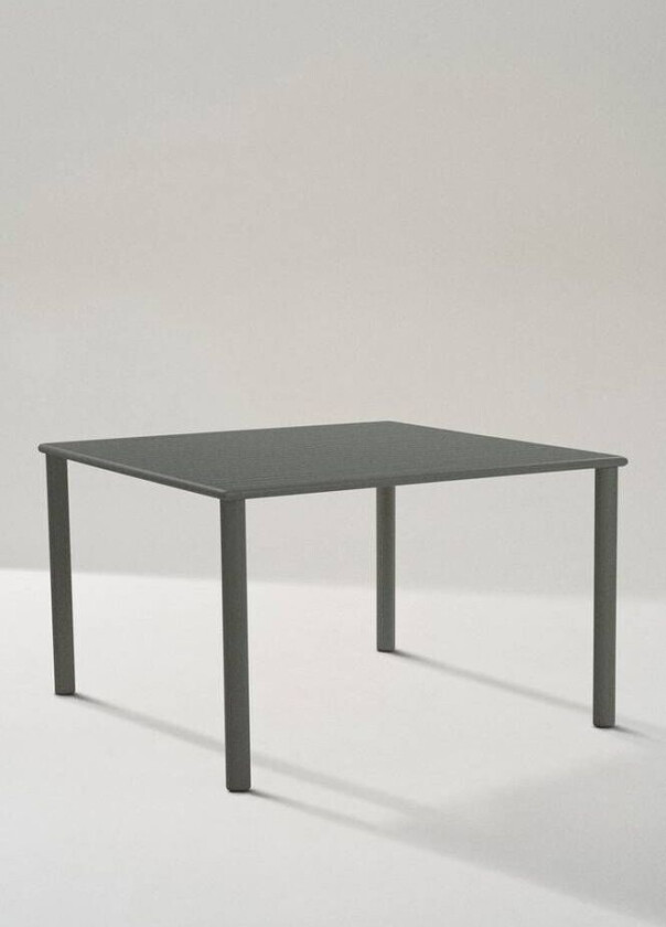 spisebord 120x120 cm Grønn matt svart