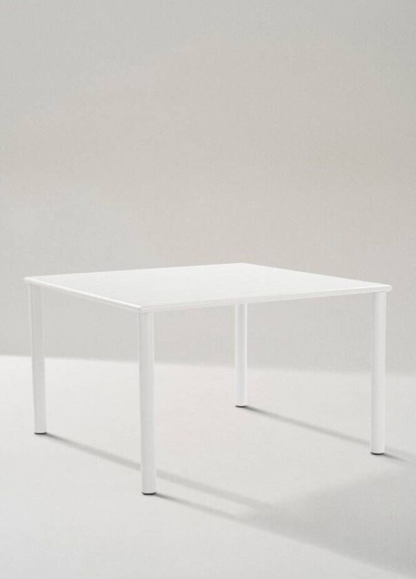 spisebord 120x120 cm Hvit