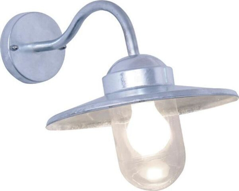 Gelia Valö Veggarmatur E27 galvanisert stål