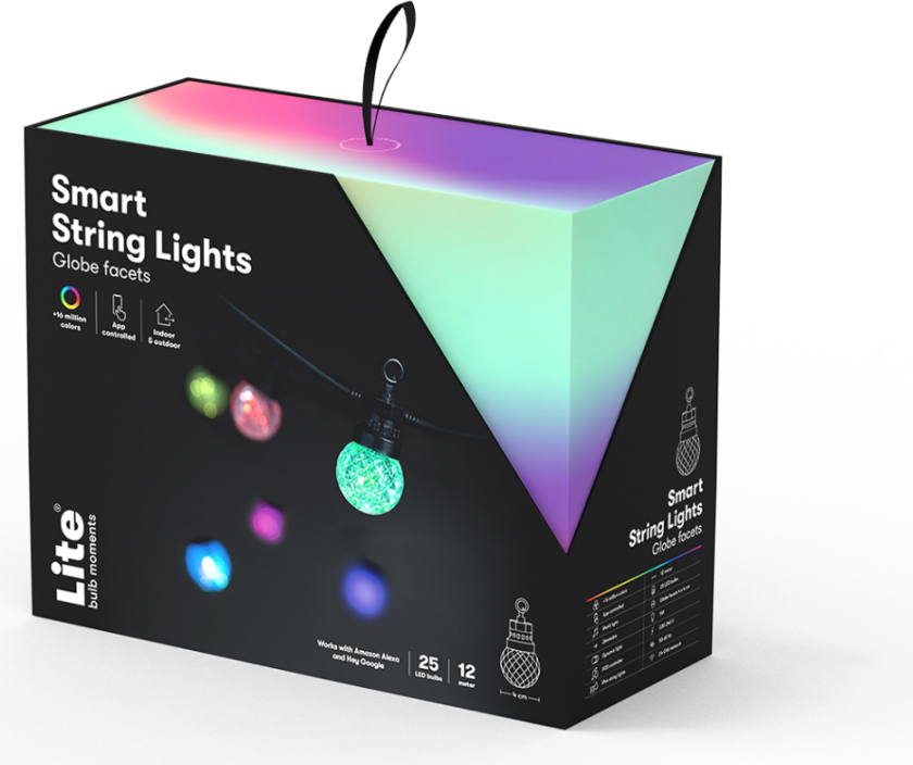 Lite bulb moments - Smart Light Chain - Globe Facets
