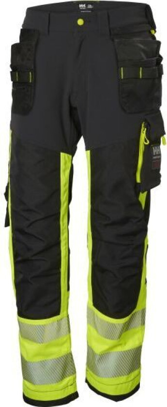 ICU 77471-369 Midjebukse varsel, svart/gul Str. C48