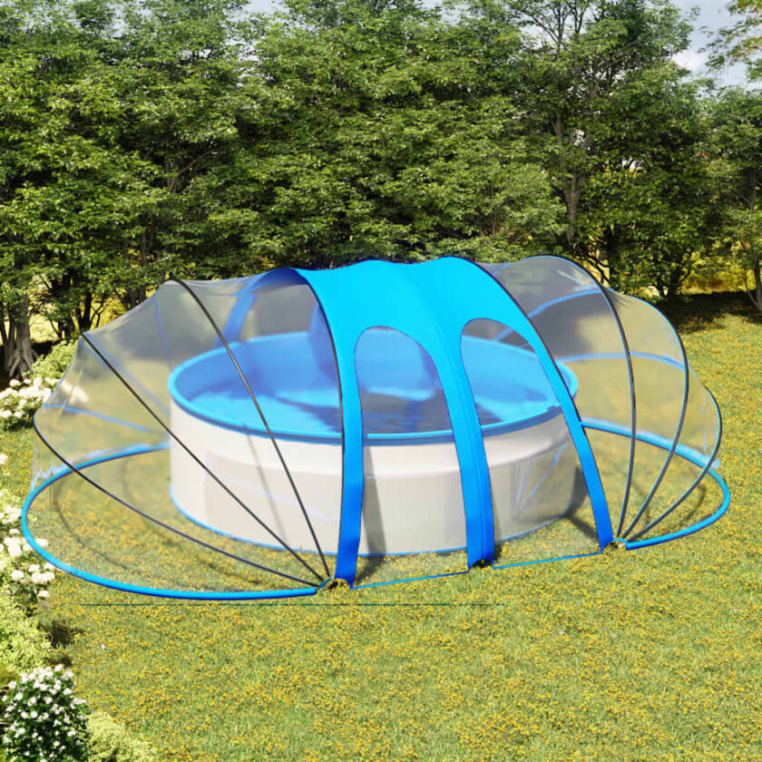 Bassengkuppel oval 620x410x205 cm