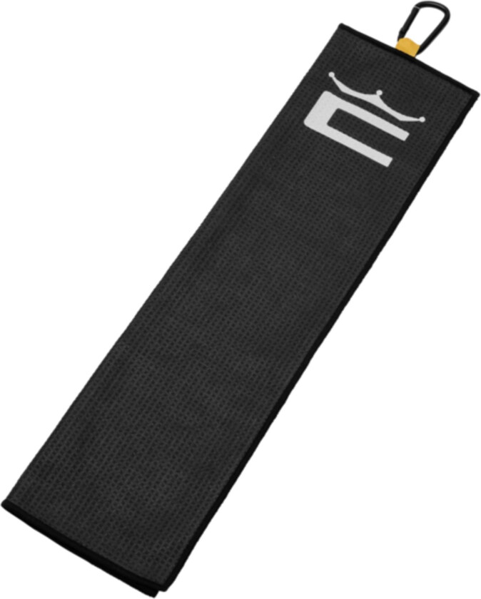 Tri-Fold Mikrofiber Håndkle Sort