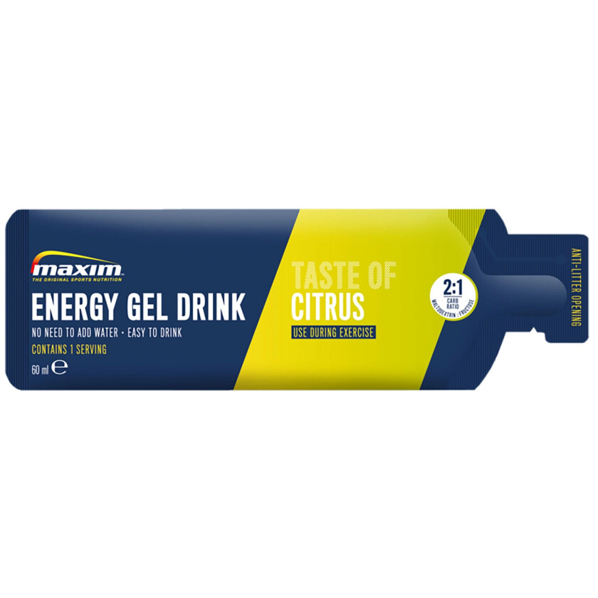 Energy Gel Drink 60ml Citrus