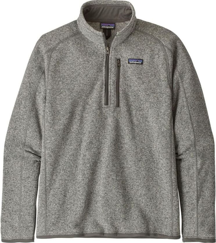 Men's Better Sweater 1/4 Zip L, Stonewash