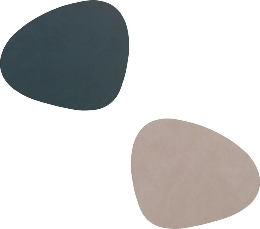 Bilde av Lind DNA Nupo glassunderlag vendbar curve 1 stk. antrasittgrå-lysegrå