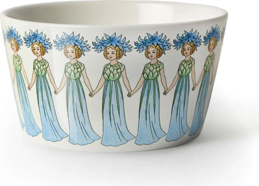 Blå Kornblomst skål 49 cl