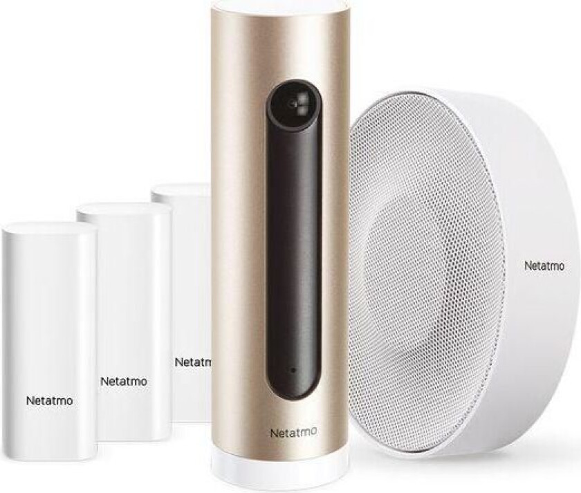 - Innendørs Kamera, Sensorer&Sirene Pakke