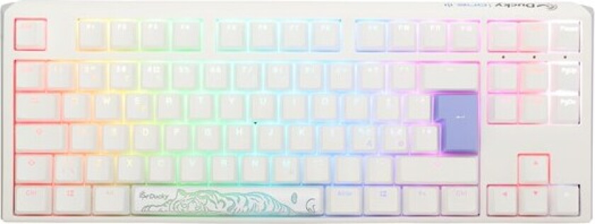 One 3 - Pure White ND - TKL - Gamingtastatur - Uten numpad - Nordisk - Hvit