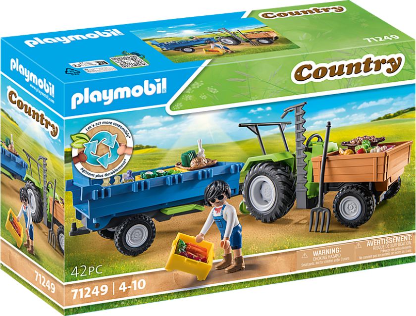- Harvester Tractor with Trailer (71249)