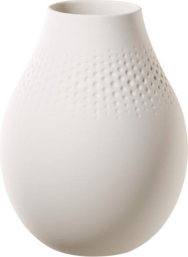 Collier Blanc Perle vase medium