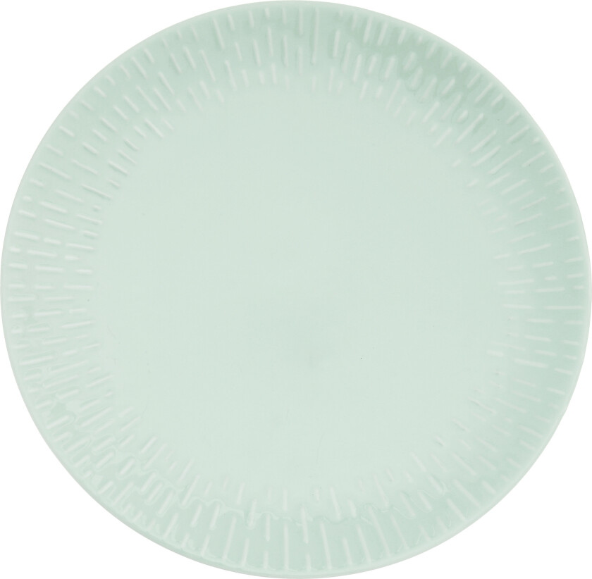 - Life in Colour - Confetti - Pistachio dinner plate w/relief porcelain (13483)