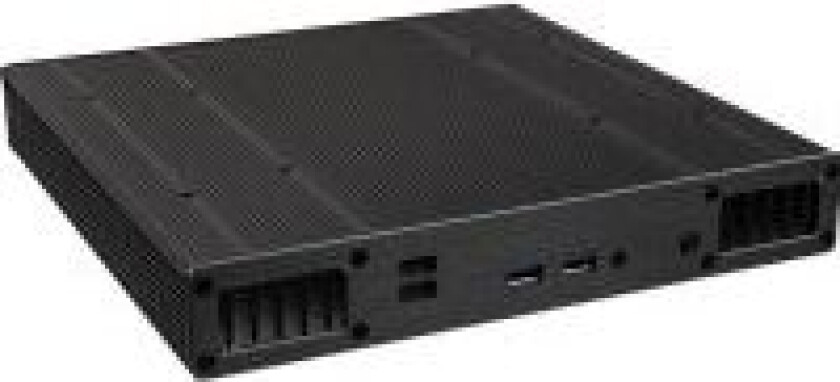 Plato WS UCFF-deksel (Intel NUC 11/12/13 Pro), OEM - Svart