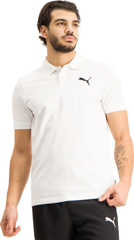 Ess Pique Polo White-Cat