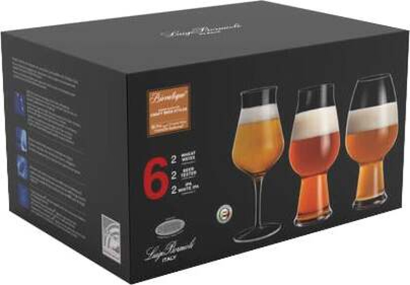 -  Birrateque Beer Glass Set