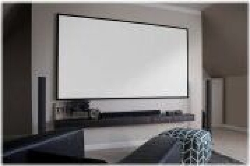 Aeon Series AR92WH2 - Projeksjonsskjerm - veggmonterbar - 92 (234 cm) - 16:9 - CineWhite - svart