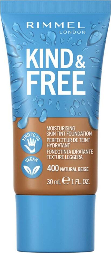 Kind & Free Liquid Foundation Natural Beige 400