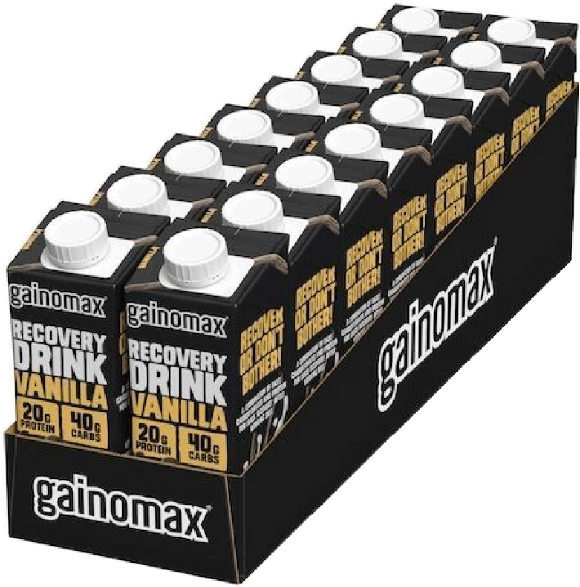 16 x Gainomax Recovery 250 ml Vanilla