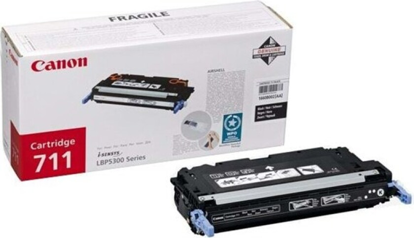 Toner Svart 711 6k - Lbp5300/5360