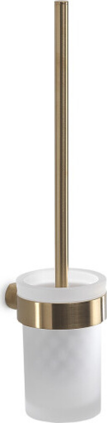 Piren toalettbørste, børstet messing
