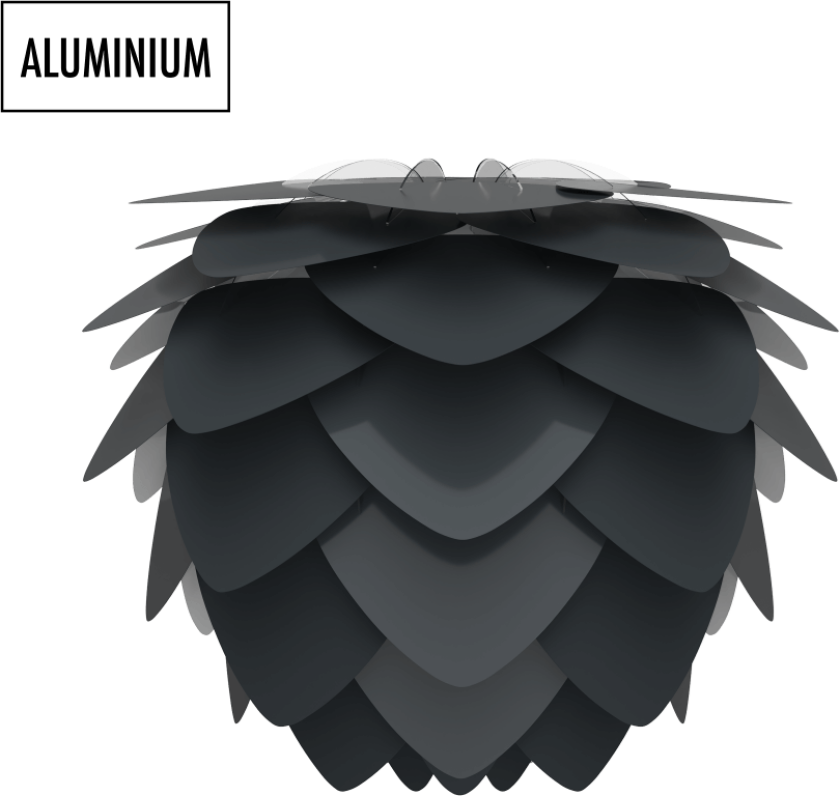 Aluvia lampe anthracite 59 cm