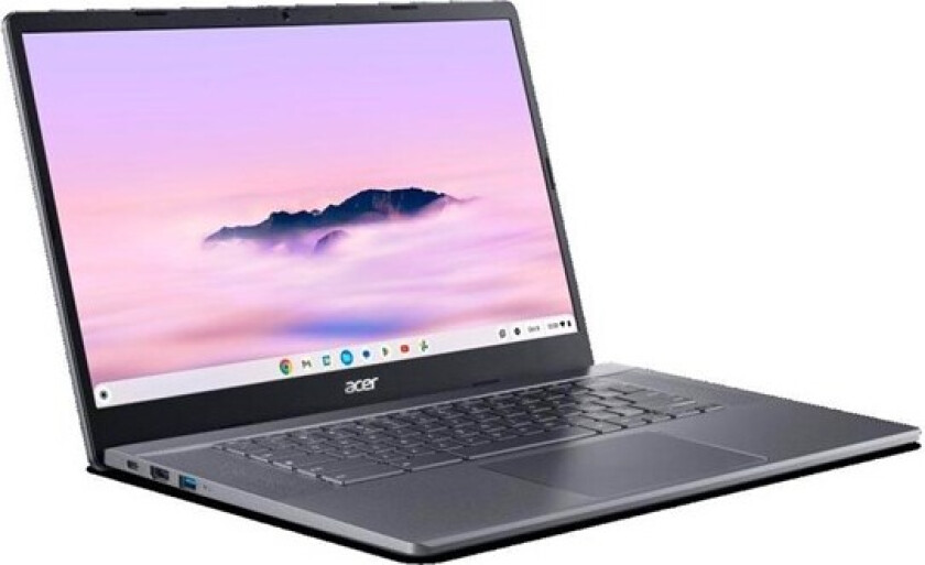 Bilde av Chromebook Plus 515 CBE595-1 - Intel Core i3 - 1215U / inntil 4.4 GHz - Chrome OS - UHD Graphics - 16 GB RAM - 256 GB SSD - 15.6 IPS 1920 x 1080 (Full HD) - Wi-Fi 6E - stålgrå - kbd: Nordisk