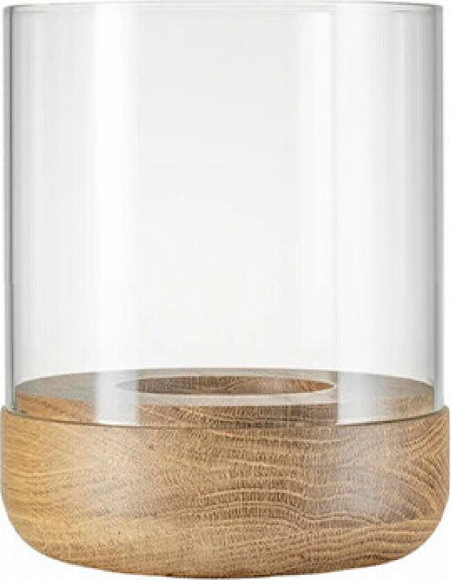 Lanto lanterne lyslykt S Ø 10 cm Transparent-oak