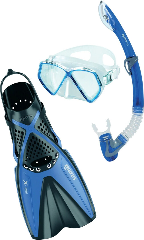 X-One Pirate-18, snorkelsett junior blue