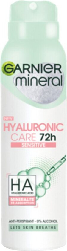 Garnier Mineral Hyaluronic Care Spray Deodorant 150ml