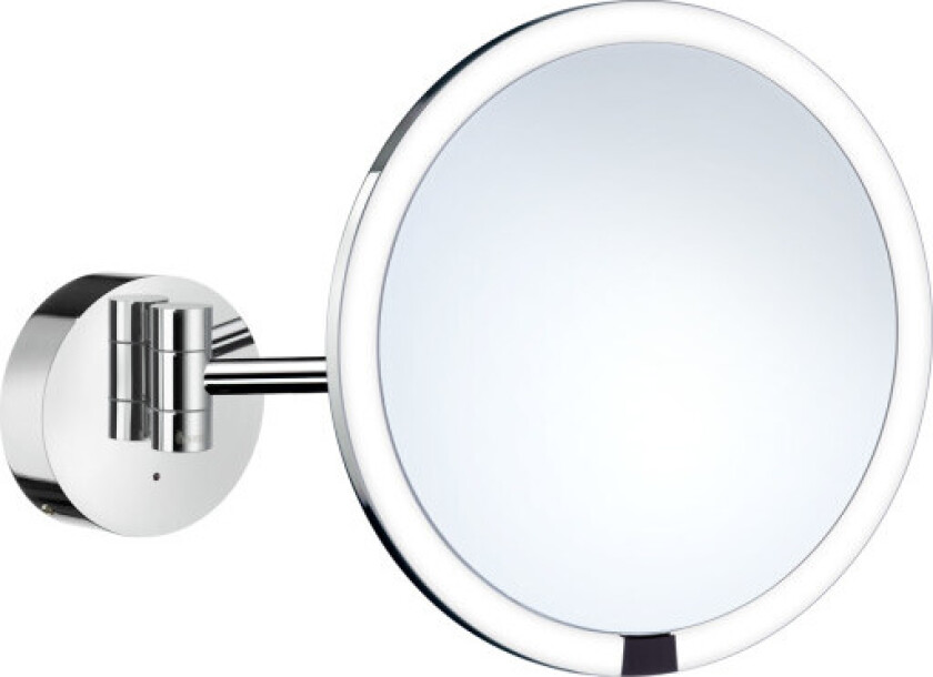 Bilde av Outline sminkespeil med lys,  Ø21,5 cm, krom