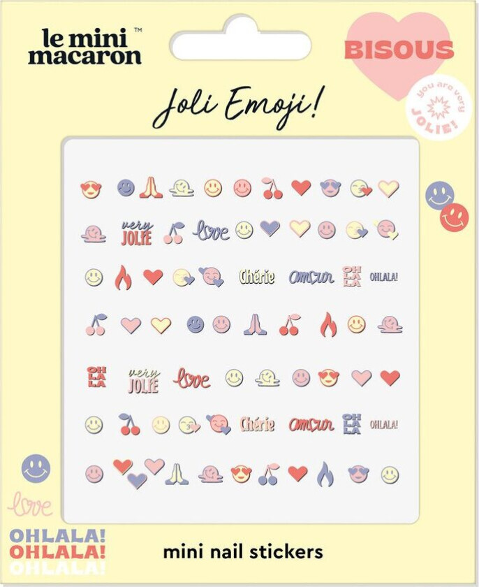 Mini Nail Stickers Jolie Emoji