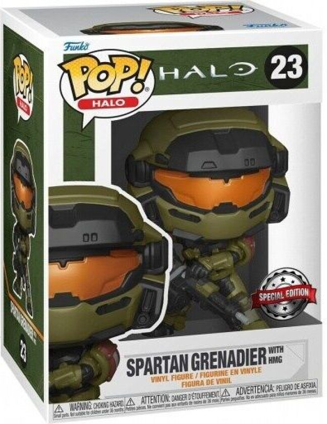 Funko Pop Games:haloinfinite- Noble Defender Variant W/weapon