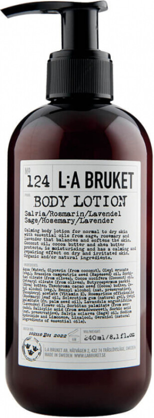 124 Bodylotion Salvia/Rosmarin/Lavendel (240ml)