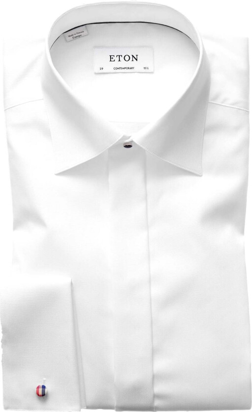 Contemporary Evening White Signature Twill Shirt Skjorte Hvit  male 41