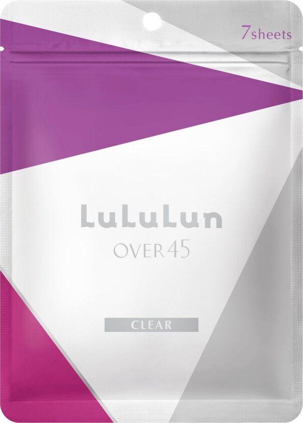 LuLuLun Over 45 Clear Sheet Mask 7 stk