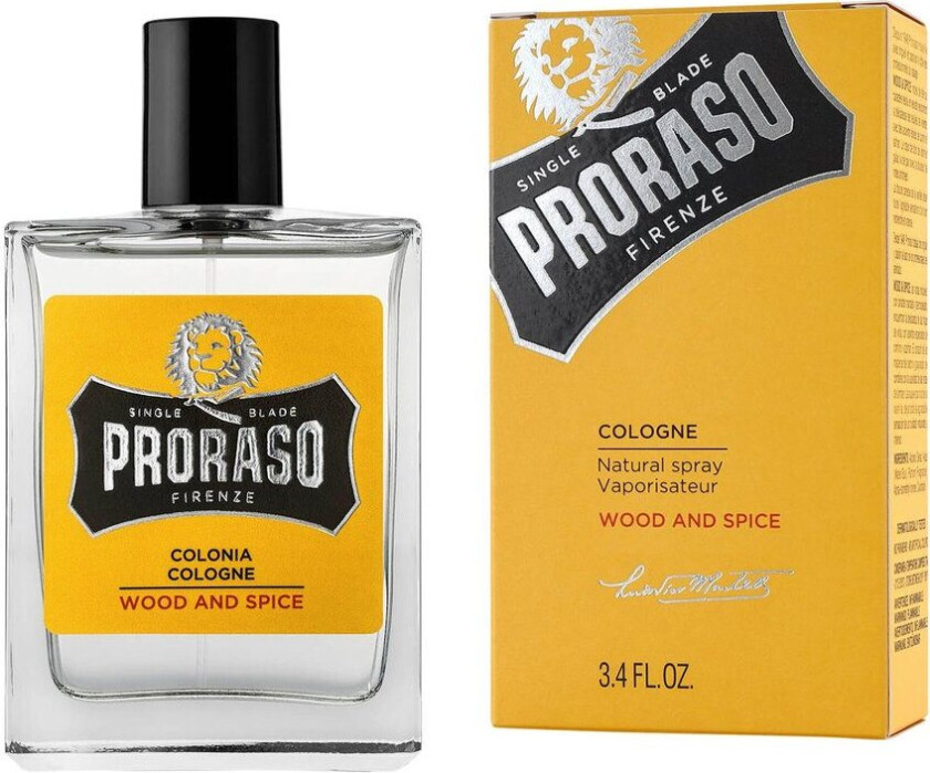 Single Blade Eau De Cologne Wood & Spice 100ml