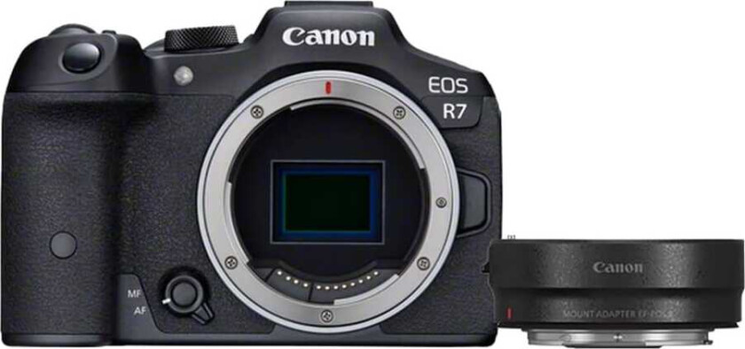 EOS R7 - Digitalkamera - speilløst - 32.5 MP - 4K / 60 fps - kun hus - Wi-Fi, Bluetooth