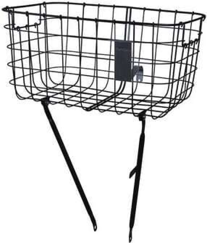 Bilde av Robin, Front, Sykkelkurv, Stål, Svart, 27 l, 10 kg