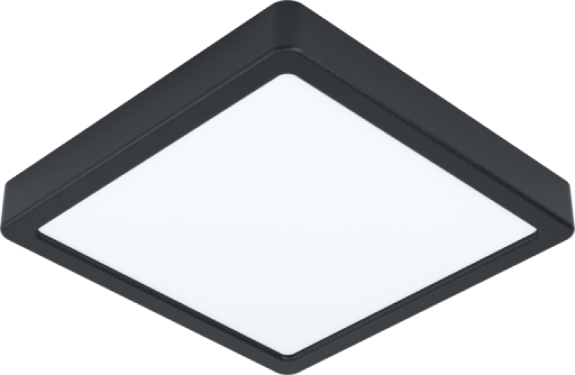 Z Fueva Bath taklampe, sort, 21x21 cm