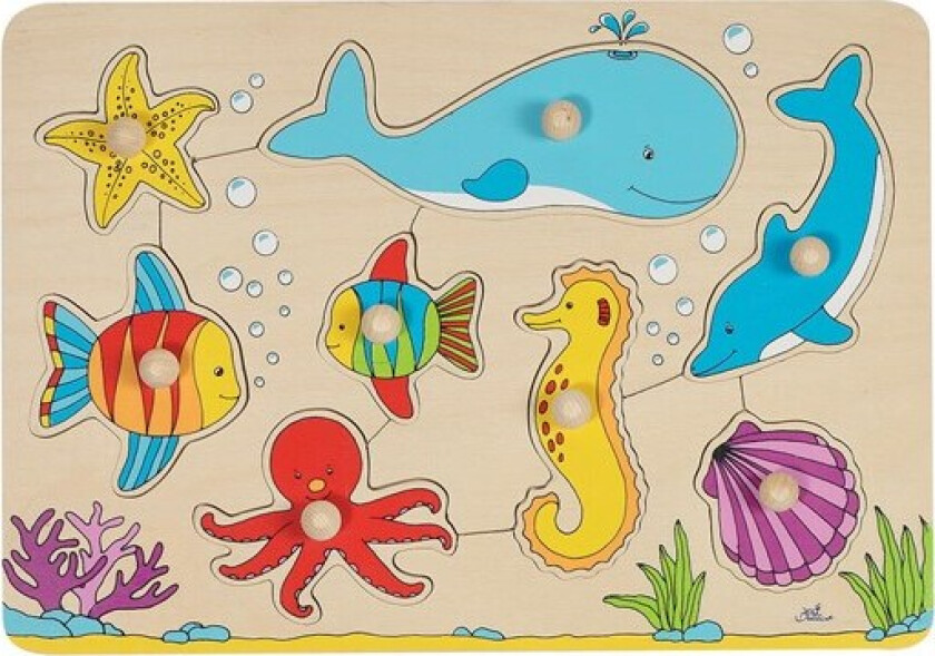 Stud Puzzle Underwater World 8pcs. Tre