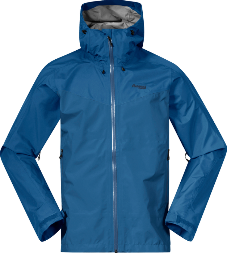 Bergans Of Norway Skar Light 3l Shell Jacket Herre North Sea Blue XL
