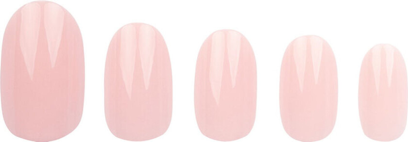 Baby Pink Oval Nails 24pcs