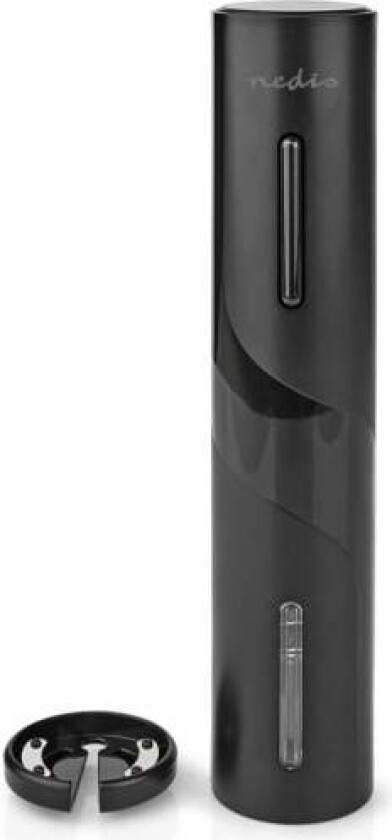 KAEWO100BK, Elektrisk vinåpner, Sort, ABS, Aluminium, 55 mm, 55 mm, 250 mm