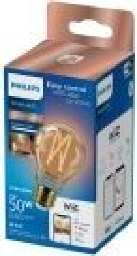 Filament-pære gul 7 W (tilsvarer 50 W) A60 E27, Smartpære, Gjennomsiktig, LED, E27, Hvit, 2000 K