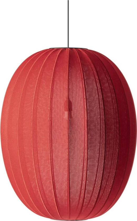 Made By Hand Knit-Wit 65 High Oval pendel Maple red