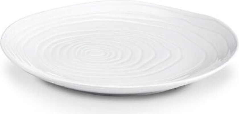 Boulogne tallerken 28 cm Hvit