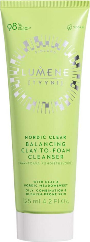 Nordic Clear Tyyni Balancing Clay-To-Foam Cleanser 125ml