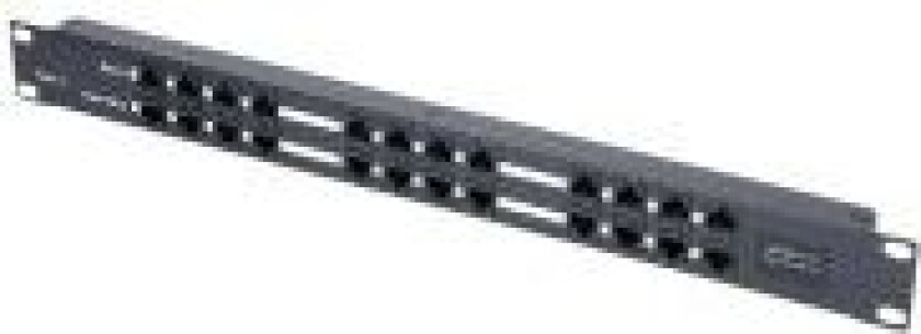 Extralink - Strøminjektor (kan monteres i rack) - utgangskontakter: 12 - 1U - 19