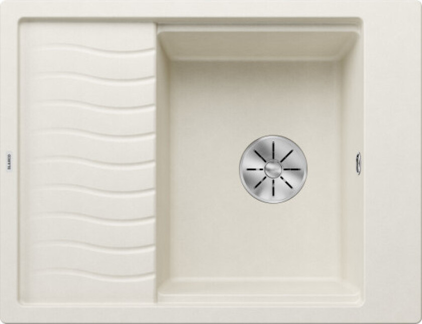 Elon 45S UXI kjøkkenvask, 65x50 cm, hvit